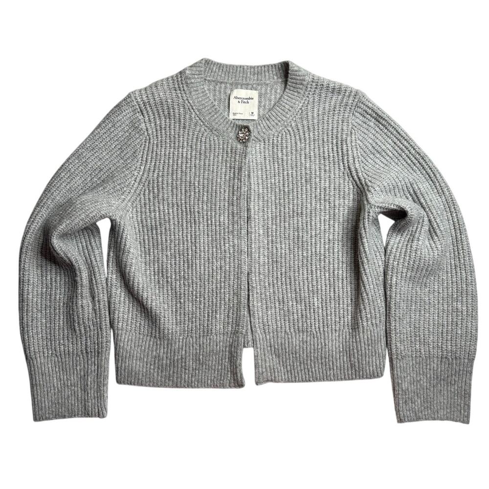 Abercrombie & Fitch Rhinestone Button Cardigan - Picture 2 of 8
